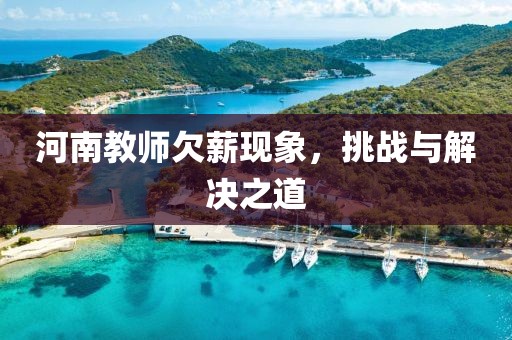 河南教师欠薪现象，挑战与解决之道