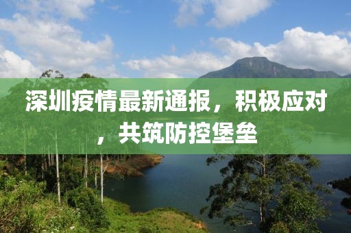 深圳疫情最新通报，积极应对，共筑防控堡垒