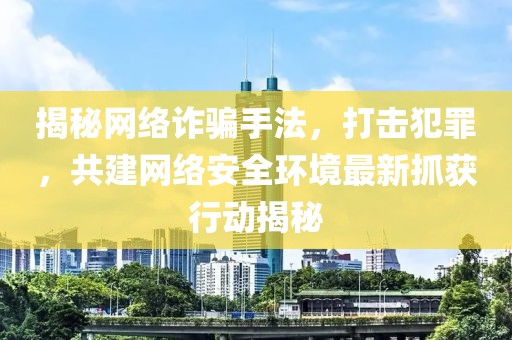 揭秘网络诈骗手法，打击犯罪，共建网络安全环境最新抓获行动揭秘