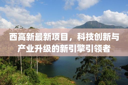 西高新最新项目，科技创新与产业升级的新引擎引领者