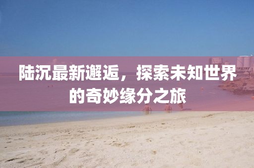 陆沉最新邂逅，探索未知世界的奇妙缘分之旅