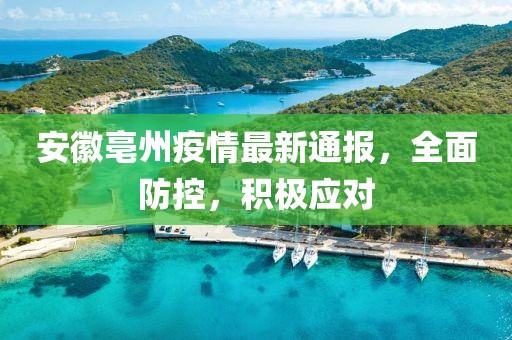 安徽亳州疫情最新通报，全面防控，积极应对