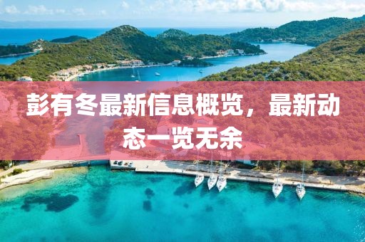 彭有冬最新信息概览，最新动态一览无余