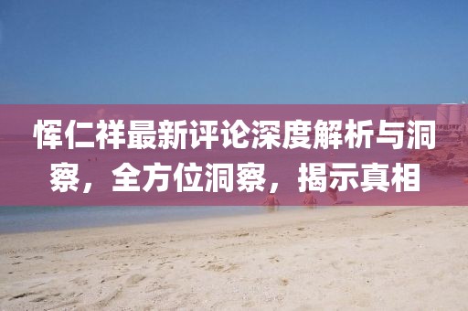 恽仁祥最新评论深度解析与洞察，全方位洞察，揭示真相