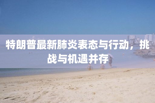 特朗普最新肺炎表态与行动，挑战与机遇并存