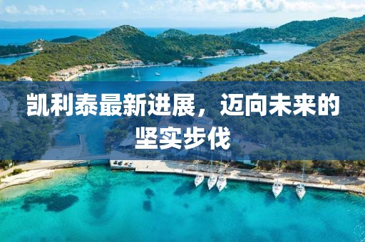 凯利泰最新进展，迈向未来的坚实步伐