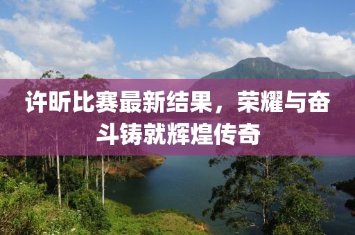 许昕比赛最新结果，荣耀与奋斗铸就辉煌传奇