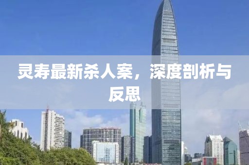 灵寿最新杀人案，深度剖析与反思