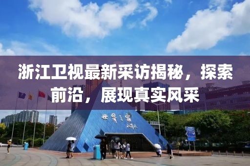 浙江卫视最新采访揭秘，探索前沿，展现真实风采
