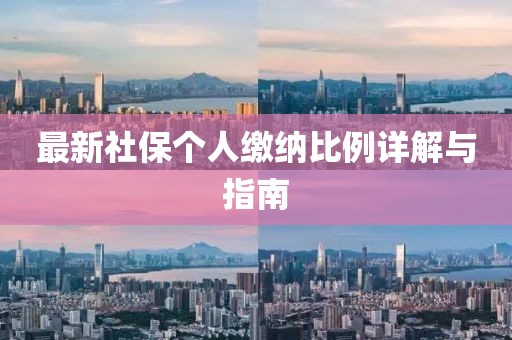 最新社保个人缴纳比例详解与指南