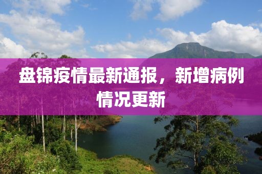 盘锦疫情最新通报，新增病例情况更新