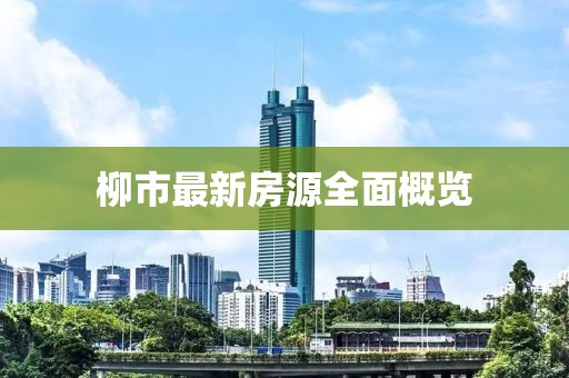 柳市最新房源全面概览