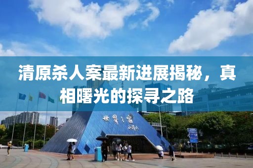 清原杀人案最新进展揭秘，真相曙光的探寻之路
