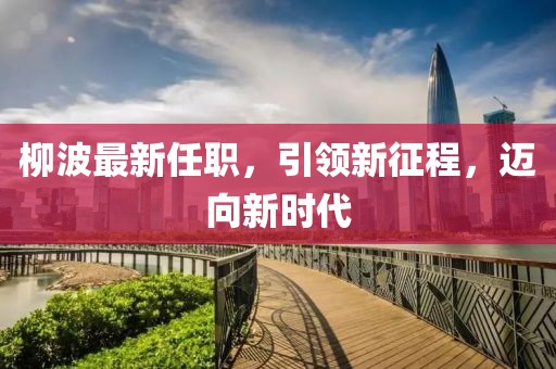 柳波最新任职，引领新征程，迈向新时代