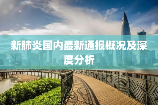 新肺炎国内最新通报概况及深度分析