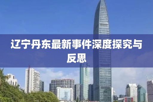 辽宁丹东最新事件深度探究与反思