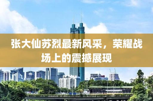 张大仙苏烈最新风采，荣耀战场上的震撼展现