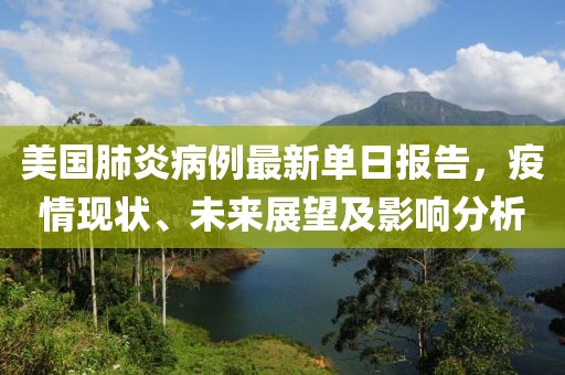 美国肺炎病例最新单日报告，疫情现状、未来展望及影响分析