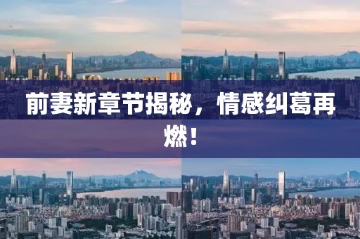 前妻新章节揭秘，情感纠葛再燃！