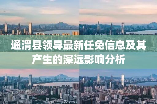 通渭县领导最新任免信息及其产生的深远影响分析