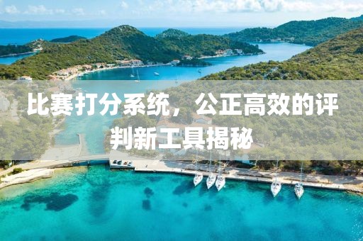比赛打分系统，公正高效的评判新工具揭秘