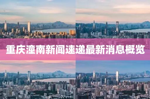 重庆潼南新闻速递最新消息概览