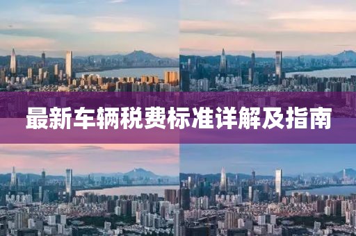 最新车辆税费标准详解及指南