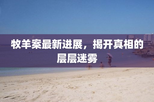 牧羊案最新进展，揭开真相的层层迷雾