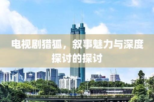 电视剧猎狐，叙事魅力与深度探讨的探讨