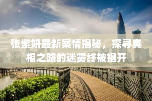 张紫妍最新案情揭秘，探寻真相之路的迷雾终被揭开