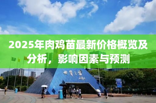 2025年肉鸡苗最新价格概览及分析，影响因素与预测