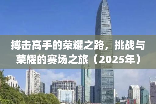 搏击高手的荣耀之路，挑战与荣耀的赛场之旅（2025年）