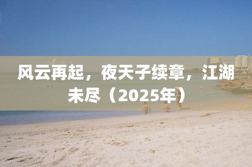 风云再起，夜天子续章，江湖未尽（2025年）