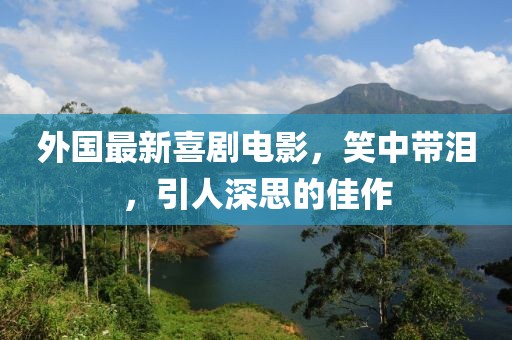 外国最新喜剧电影，笑中带泪，引人深思的佳作
