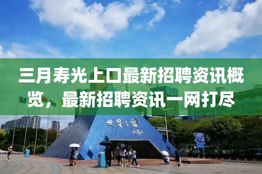 三月寿光上口最新招聘资讯概览，最新招聘资讯一网打尽