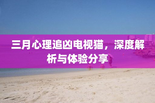 三月心理追凶电视猫，深度解析与体验分享