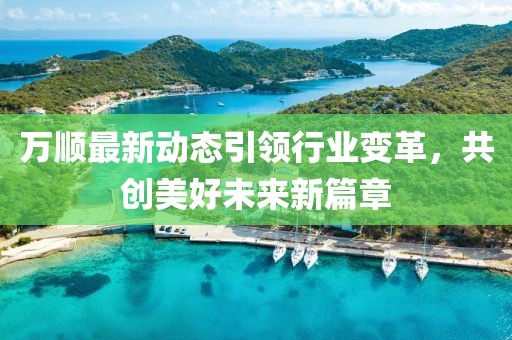 万顺最新动态引领行业变革，共创美好未来新篇章