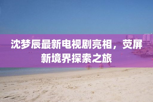 沈梦辰最新电视剧亮相，荧屏新境界探索之旅