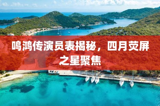 鸣鸿传演员表揭秘，四月荧屏之星聚焦