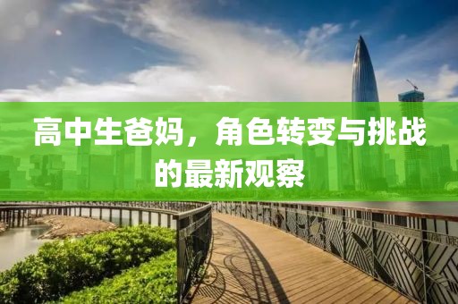 高中生爸妈，角色转变与挑战的最新观察