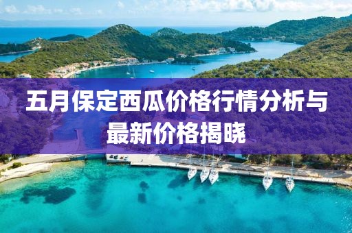 五月保定西瓜价格行情分析与最新价格揭晓