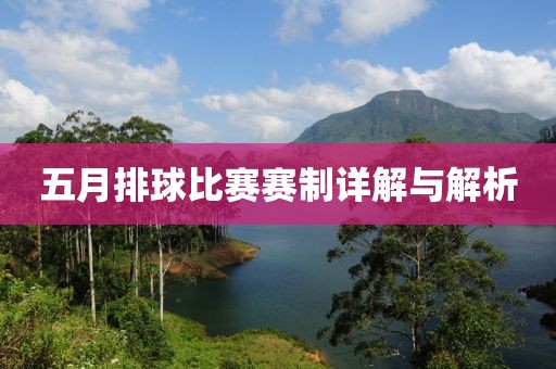 五月排球比赛赛制详解与解析