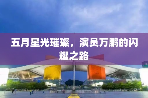 五月星光璀璨，演员万鹏的闪耀之路