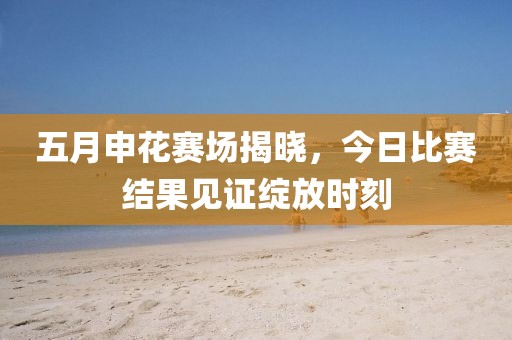 五月申花赛场揭晓，今日比赛结果见证绽放时刻