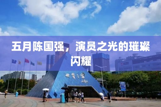 五月陈国强，演员之光的璀璨闪耀
