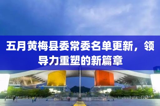 五月黄梅县委常委名单更新，领导力重塑的新篇章