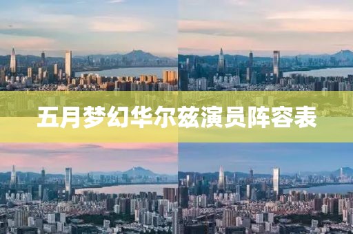 五月梦幻华尔兹演员阵容表