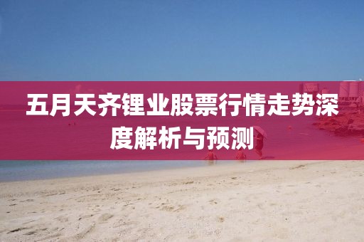 五月天齐锂业股票行情走势深度解析与预测