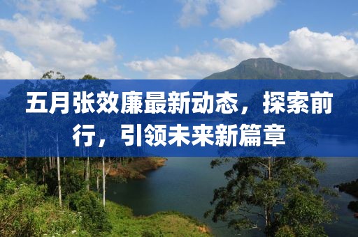 五月张效廉最新动态，探索前行，引领未来新篇章