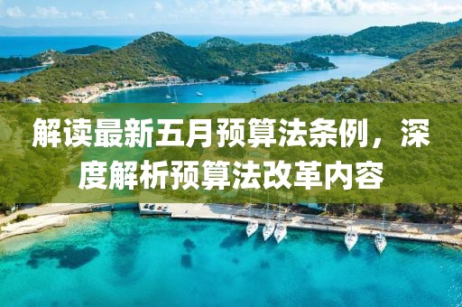 解读最新五月预算法条例，深度解析预算法改革内容